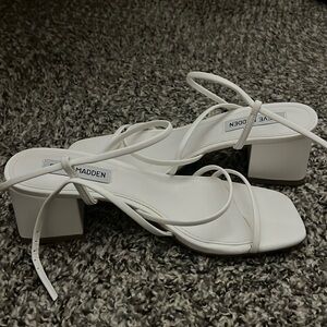 White Strappy Sandals